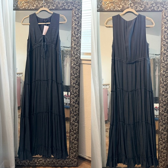 Wishlist Long Ruffle Tiered Maxi Dress-NWT - Picture 4 of 4